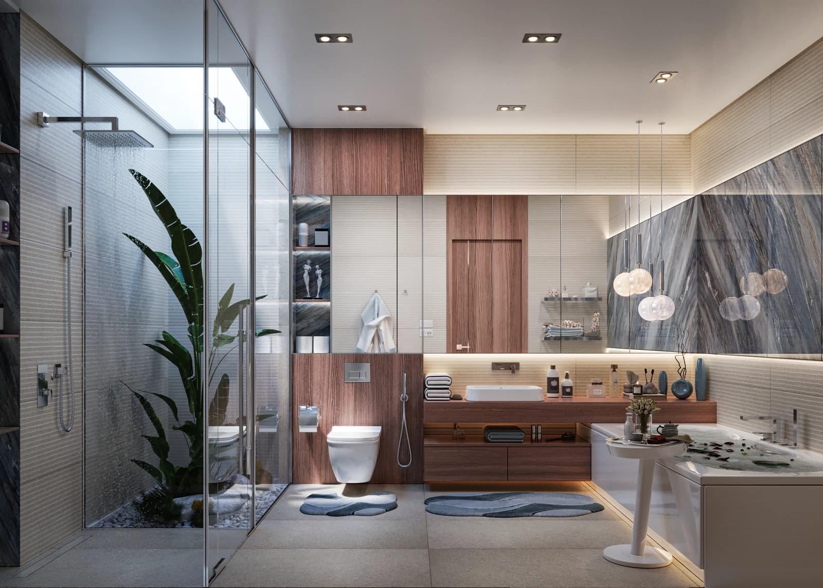 الطراز العصري - أزرق