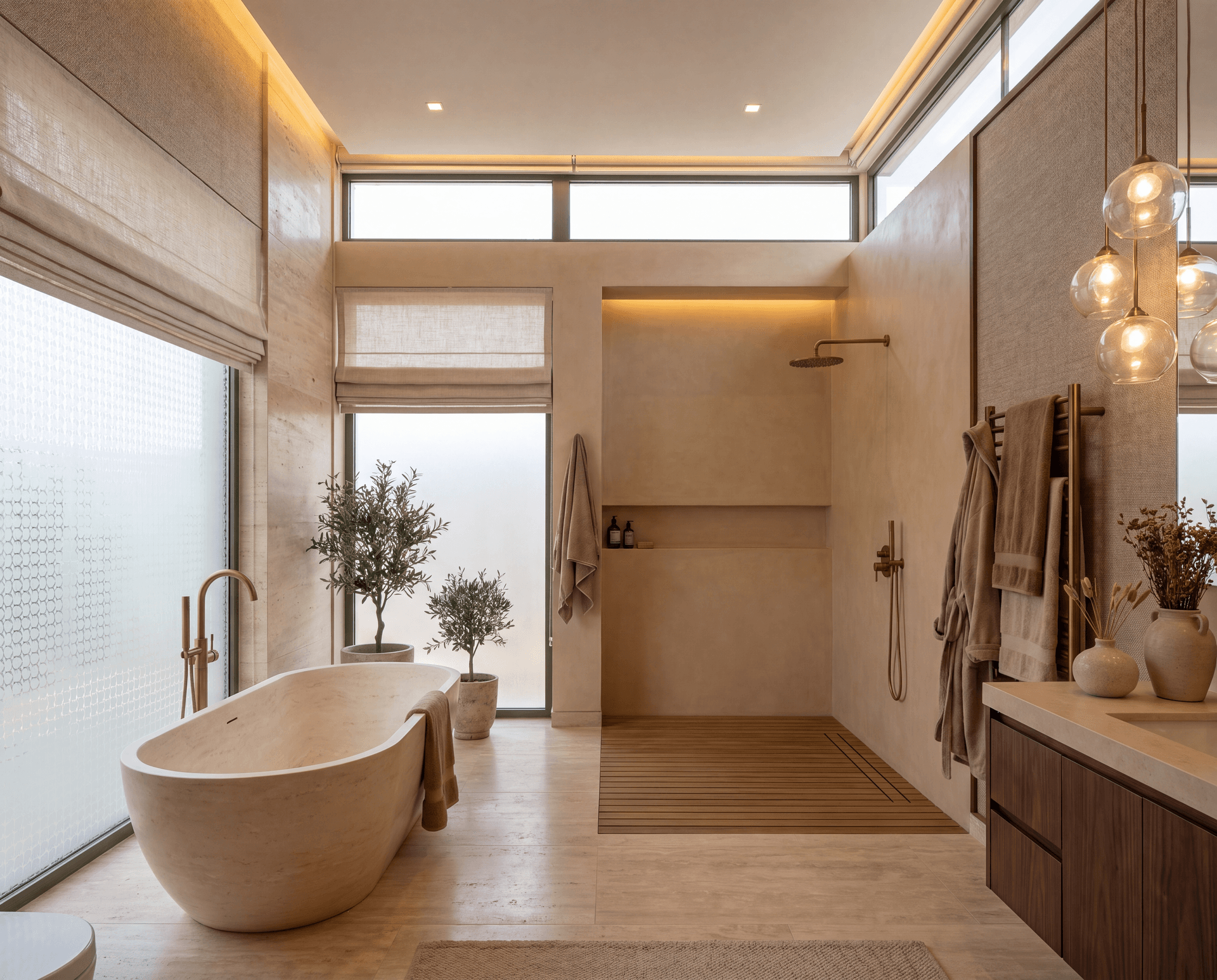 spa-inspired bathroom